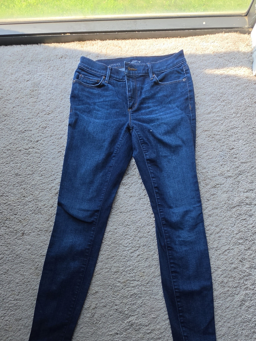 Slim Fit Women's Jeans - Dark Blue Denim